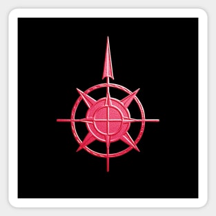 Pointing The Way - compass symbol Sticker